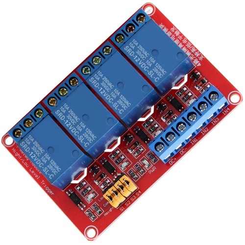 Kanal relais modul 12v 24v - relais,